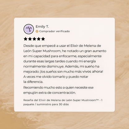 AURI  - Melena de León: Enfoque y Claridad Mental