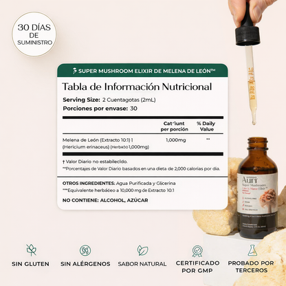 AURI  - Melena de León: Enfoque y Claridad Mental