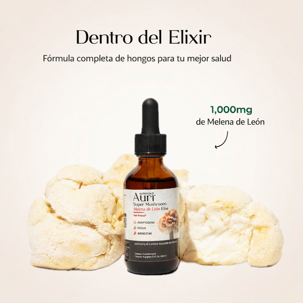 AURI  - Melena de León: Enfoque y Claridad Mental